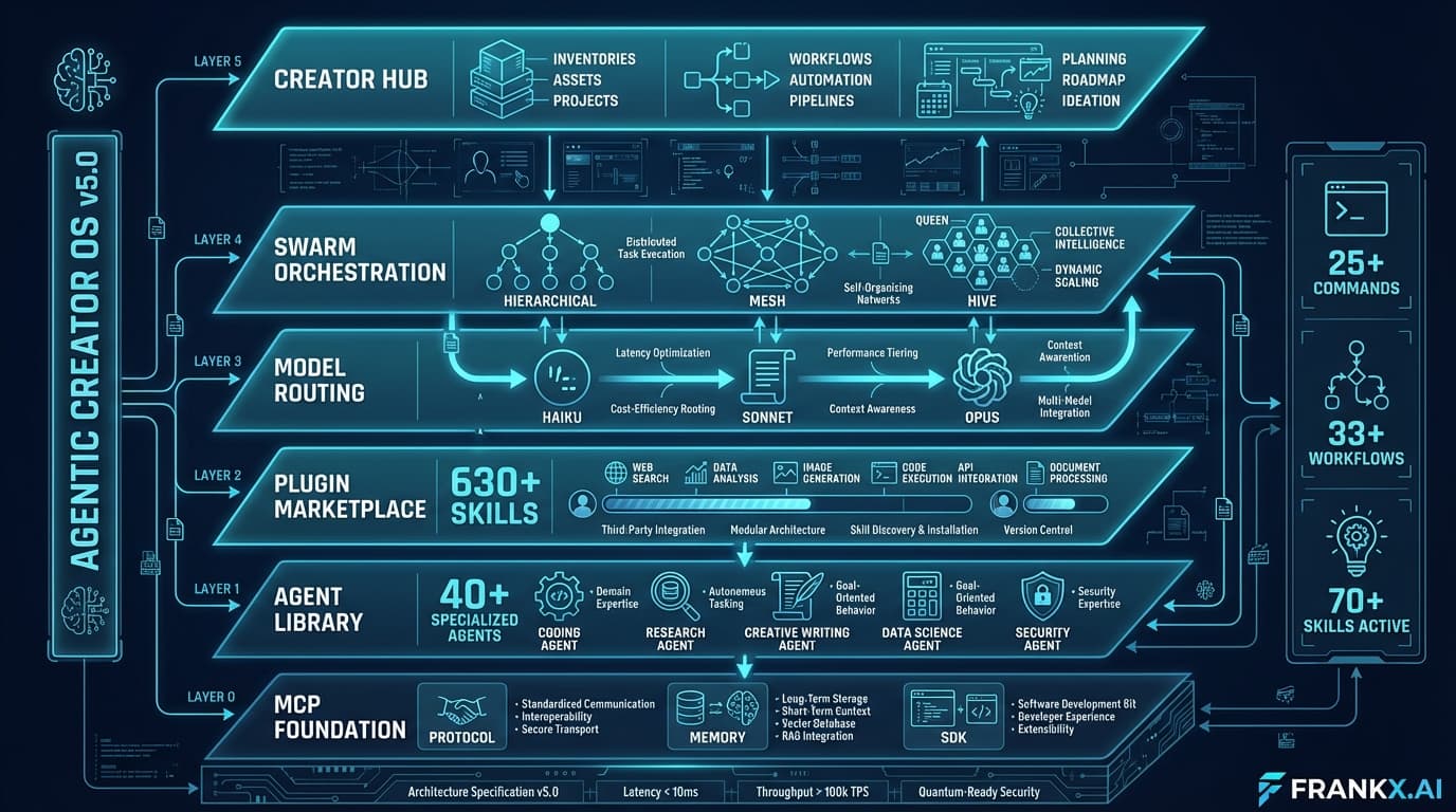 ACOS 6-Layer Architecture — autonomous coding operating system