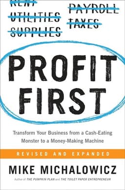 Profit First by Mike Michalowicz — book cover