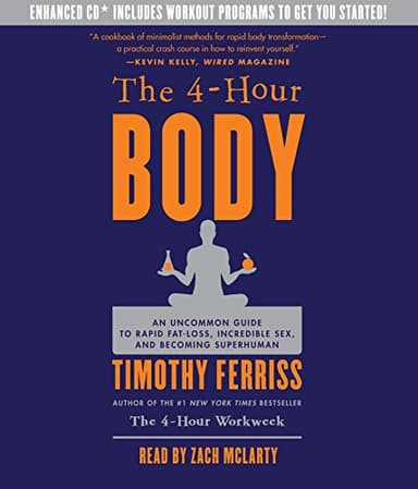 The 4-Hour Body by Tim Ferriss — book cover