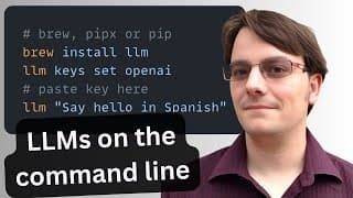 LLMs on the Command Line